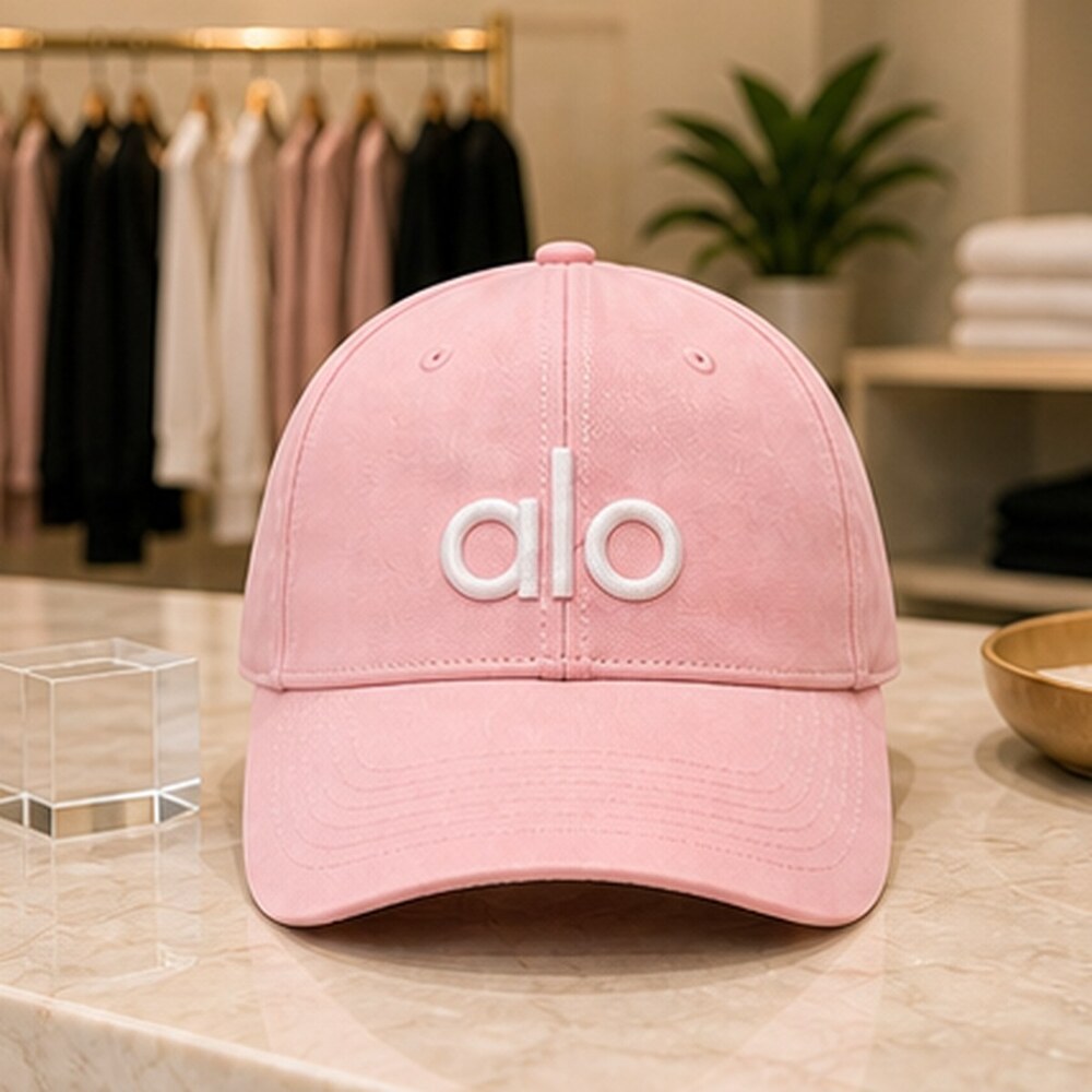 ALO Yoga Pink Summer Baseball Cap Hat OS